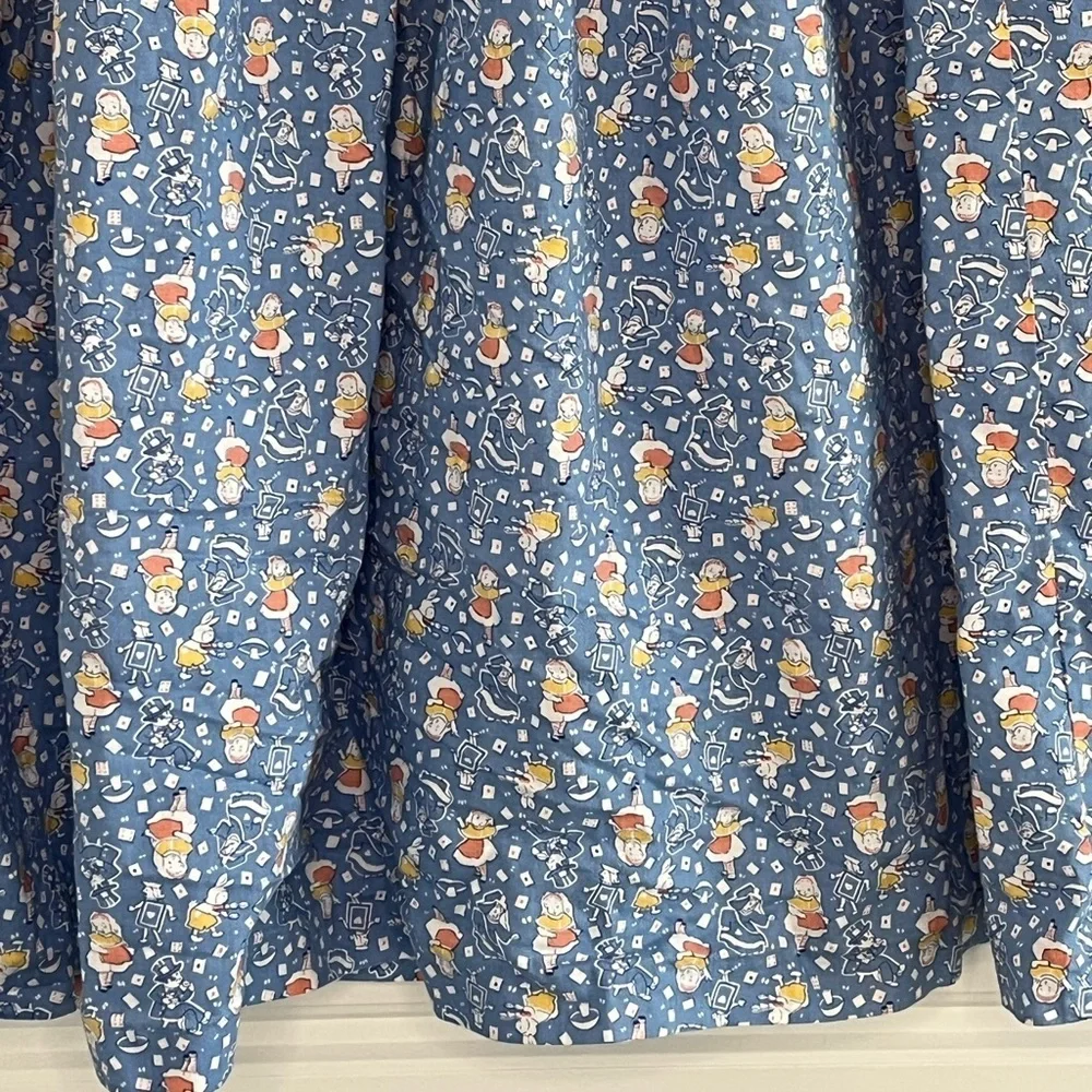 Handmade Vintage Girls 6-8 Prairie Alice in Wonderland Cottagecore Cotton Lace